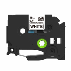 Kompatibilní páska Brother TZ-S241/TZe-S241 18mm x 8m extr.adh. černý tisk/bílý podklad