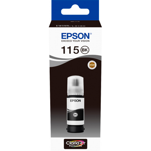 E-shop Epson 115, C13T07C14A, fľaša s atramentom - originálny (Pigmentová čierna)