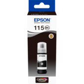 Epson 115, C13T07C14A, fľaša s atramentom - originálny (Pigmentová čierna)