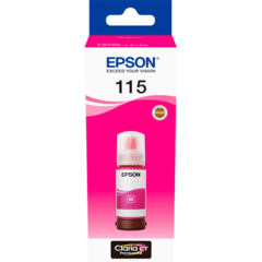 Epson 115, C13T07D34A, fľaša s atramentom - originálny (Purpurová)