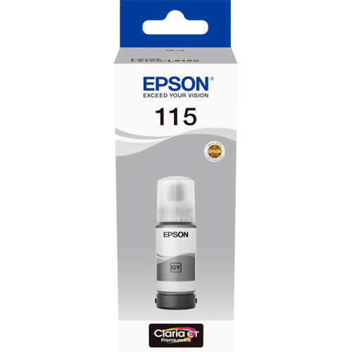 E-shop Epson 115, C13T07D54A, fľaša s atramentom - originálny (Šedivá)