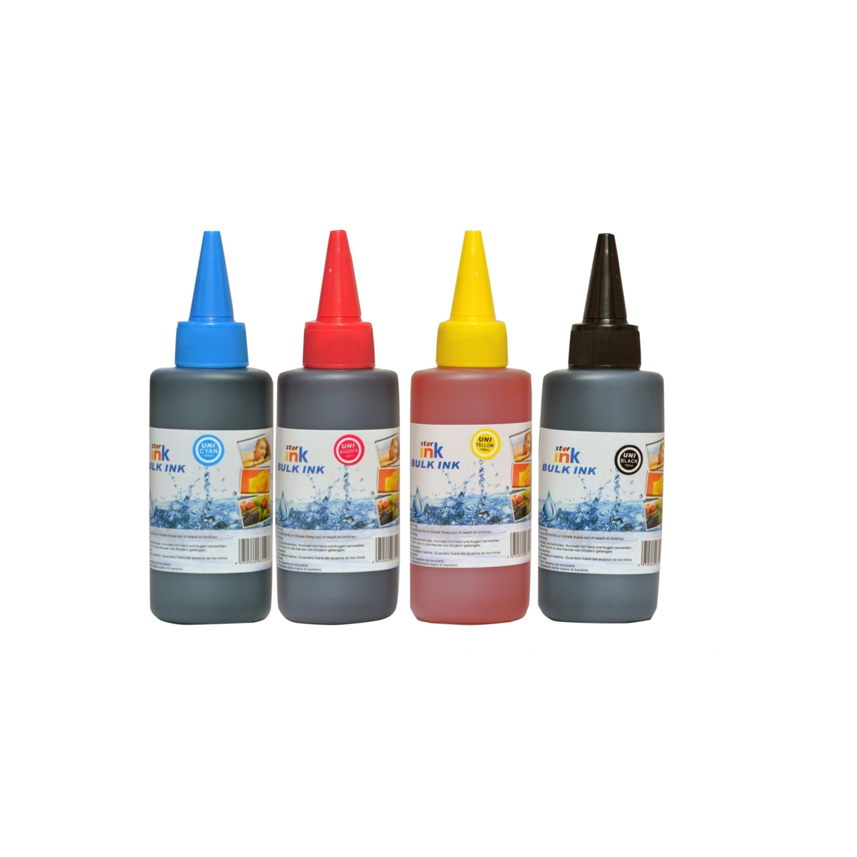 Starink kompatibilní fľaša s atramentom Epson 4 x 100 ml - univerzální (Čierna + 3x Farby)