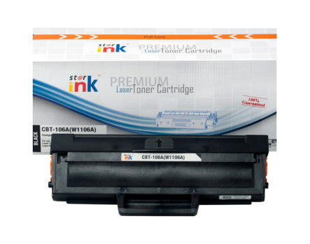 Starink kompatibilný toner HP 106A, HP 106X, HP W1106A XL, W1106X verze 2500 stran BEZ ČIPU (Čierny)