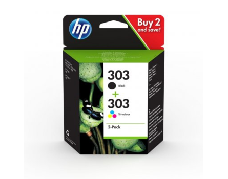 Cartridge HP 303, HP 3YM92AE - originálny (Multipack Čierna/Farebná)