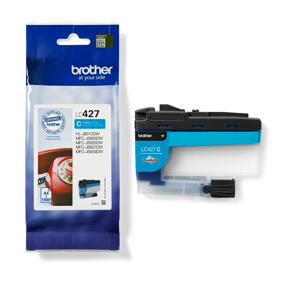 E-shop Cartridge Brother LC427C, LC-427C - originálny (Azúrová)