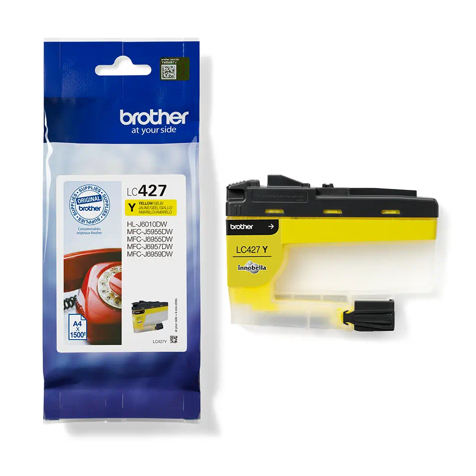 E-shop Cartridge Brother LC427Y, LC-427Y - originálny (Žltá)