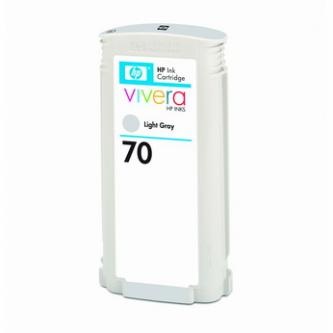 HP Atramentová cartridge HP Designjet Z3100, Z2100, C9451A, svetlo šedá, No. 70, 130 - originál