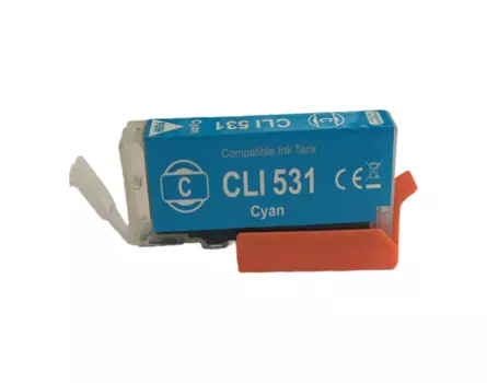 Cartridge Canon CLI-531XL - kompatibilná (azúrová)