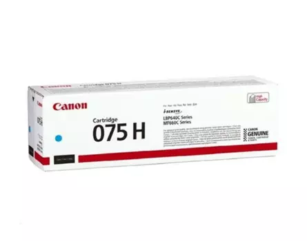 Toner Canon 075H, 6368C002 - originální (Azurový)