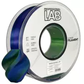 PLA SILK filament Professional Lab - 1kg - Tri Color, modrá, zelená, fialová