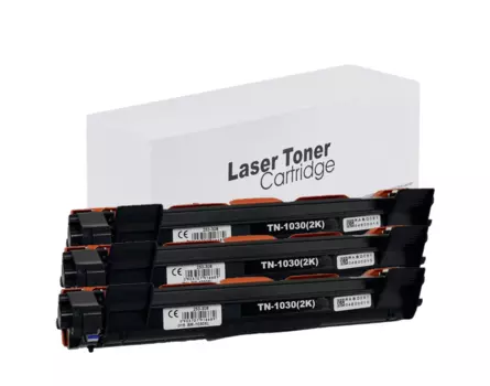 Toner Brother TN-1030 XL, TN-1050 XL, kompatibilný (čierny) 3-PACK