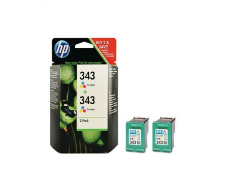 Cartridge HP 343, HP CB332EE, dvojbalenie (Farebná)