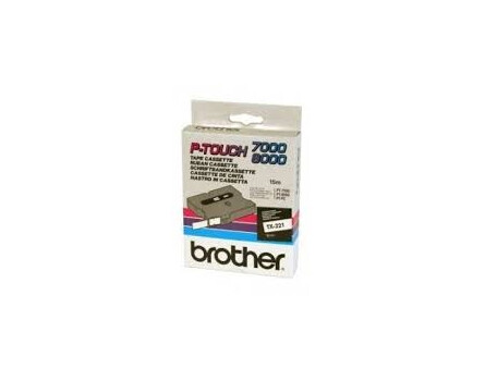 Páska Brother TX-221 - (Čierny tlač/biely podklad)
