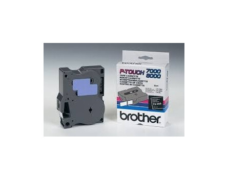 Páska Brother TX-355 - originálne (Biely tlač/čierny podklad)