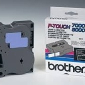 Páska Brother TX-355 - originálne (Biely tlač/čierny podklad)