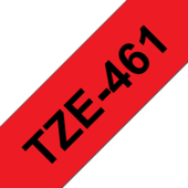 Páska Brother TZ-461 - originálne (Čierny tlač/červený podklad)