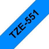 Páska Brother TZ-551 (Čierny tlač/modrý podklad)