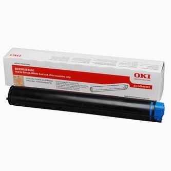 Oki Toner OKI B2200, 2400, 2400n, čierny, 43640302, 2000s, O - originál