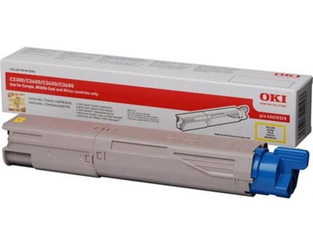 Toner OKI 43459329 - originálny (Žltý)