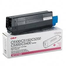 Oki Toner OKI C5200, 5400, červený, 42804506, 3000s, O - originál