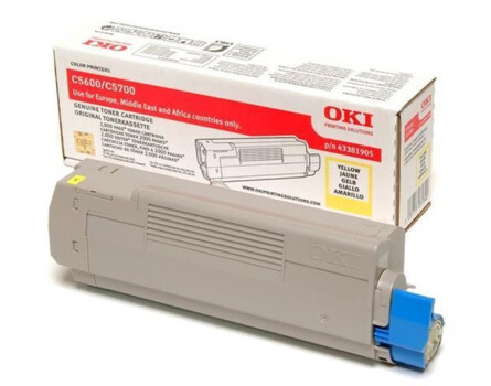 Toner OKI 43381905 - originálny (Žltý)