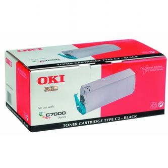 Oki Toner OKI C7000, 7200n, dn, 7400, Typ C2, čierny, 41304212, 10000s, O - originál