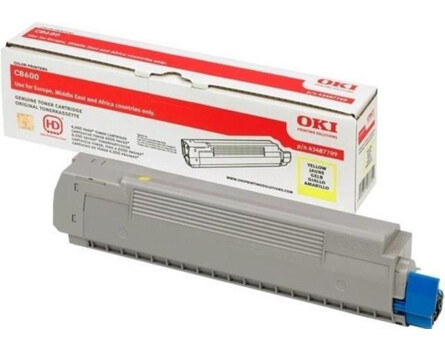 Toner OKI 43487709 - originálny (Žltý)