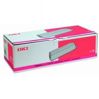 Oki Toner OKI C9000, 9200n, dn, 9400, červený, 41515210, 15000s, TYP C3, O - originál