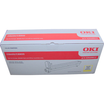 Oki Valec OKI Laser C8600, žltý, 43449013, 20000s, s, O