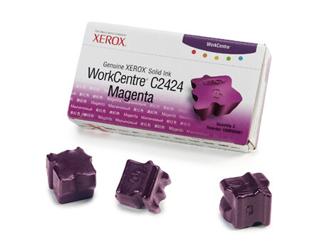 Tuhý atrament (vosk) Xerox 108R00661 - originálny (Purpurový) (3 kocky)