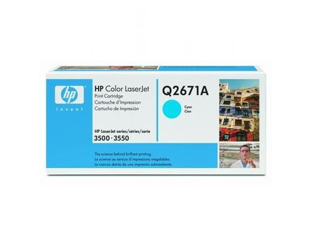 Toner HP Q2671A - originálny (Azúrový)