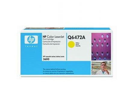 Toner HP Q6472A - originálne (Žltý)