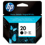 Cartridge HP 20, C6614DE - originálne (Čierna)