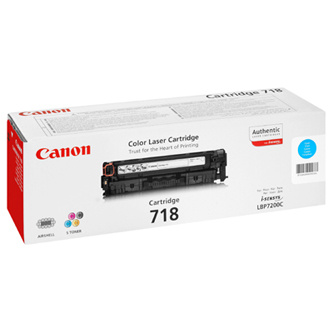 E-shop Canon 718, CRG-718, 2661B002 (Azúrový) - originálný