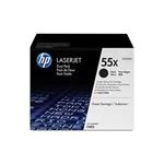 HP Tonerová cartridge HP Color LaserJet P3015, black, CE255X, 12500s, O - originál