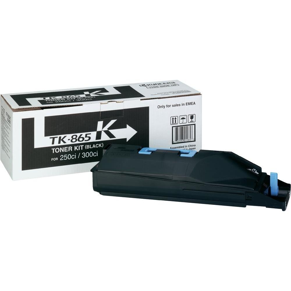Kyocera Toner Kyocera Mita 250cm / 300c / 400c / 500c, black, TK865K, O - originál