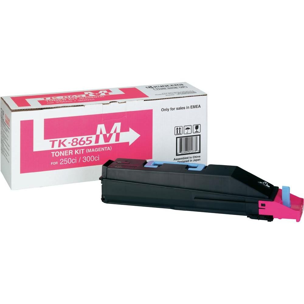 Kyocera Toner Kyocera Mita 250cm / 300c / 400c / 500c, magenta, TK865M, O - originál