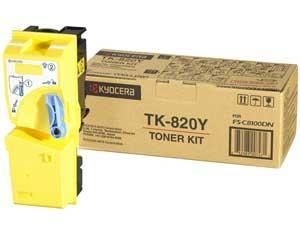 Kyocera Toner Kyocera Mita FS-C 8100DN, yellow, TK820Y, O - originál