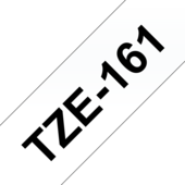 Páska Brother TZ-S161 - originálne (Čierny tlač / priesvitný podklad)