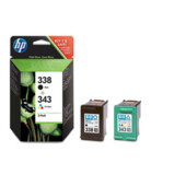 Cartridge Multi Pack HP 338 a 343, SD449E - originálne (Čierna a farebná)