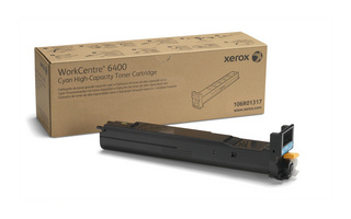 Xerox (Tektronix) Toner Xerox WorkCentre 6400, Cyan, 106R01317, 16500s, O - originál