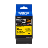 Páska Brother TZ-FX611 - originálne (Čierny tlač / žltý podklad)