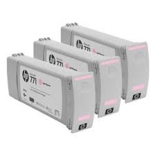 HP Atramentová cartridge HP 3-Pack, Designjet Z6200, CR254A, No. 771, 3x775ml, O - originál