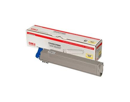 Toner OKI 43837129 - originálny (Žltý)