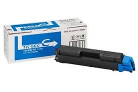 Kyocera Toner Kyocera Mita FS- C5150DN, cyan, TK580C, 2800s, O - originál