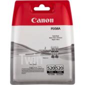 Cartridge Canon PGI-520PGBk, 2932B009, Twin-Pack - originálny (2x Pigmentová čierna)