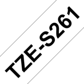 Páska Brother TZ-S261 - originálne (Čierny tlač / biely podklad)
