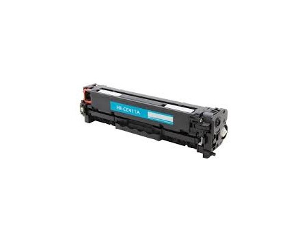 Toner HP 305A, HP CE411A, kompatibilná kazeta (Azúrová)