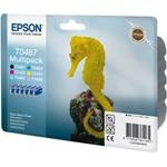 E-shop Epson Atramentová cartridge Epson RX500, RX600, R200, R300, C13T048C40, čierna / modrá / jún
