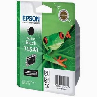 Epson Atramentová cartridge Epson Stylus Photo R800, R1800, C13T054840, matte čierna, 1 * - originál